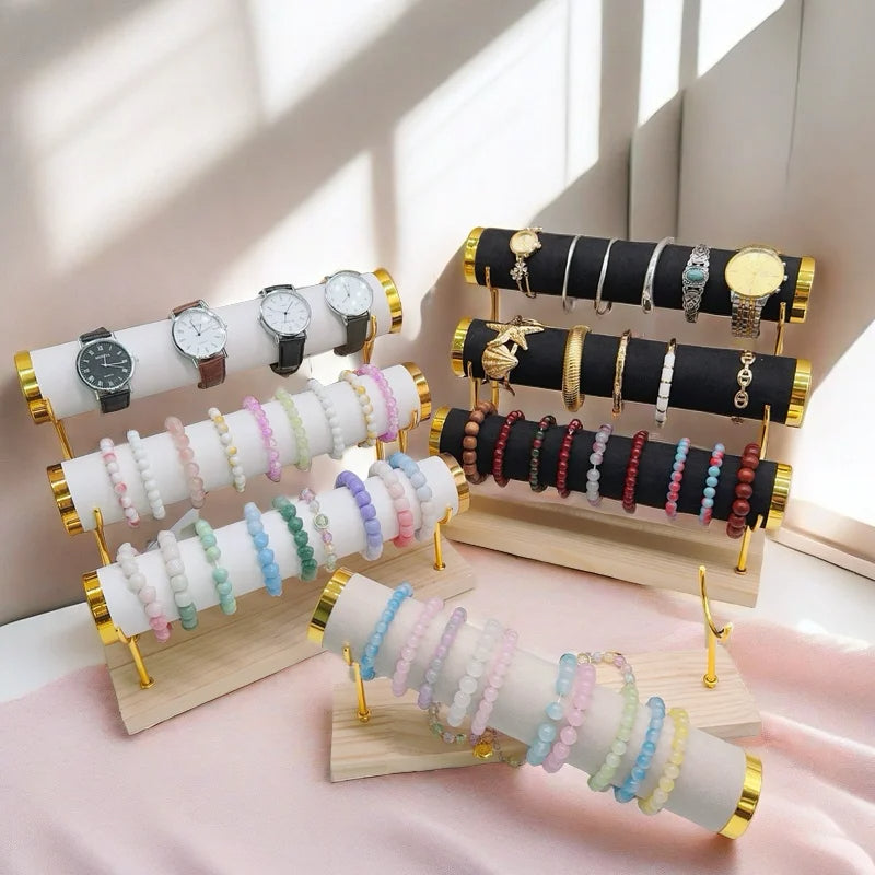 Wooden Bangle Holder Stand