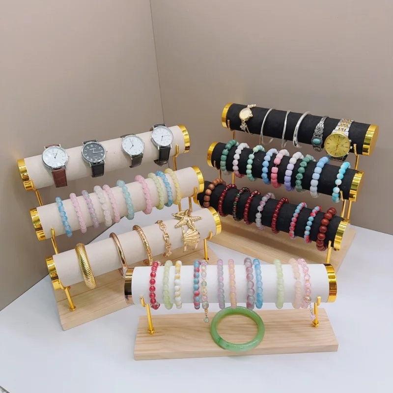 Wooden Bangle Holder Stand
