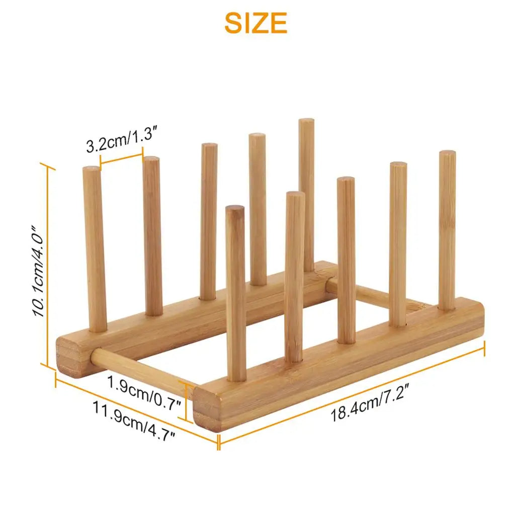 Bamboo Dish Drying Rack