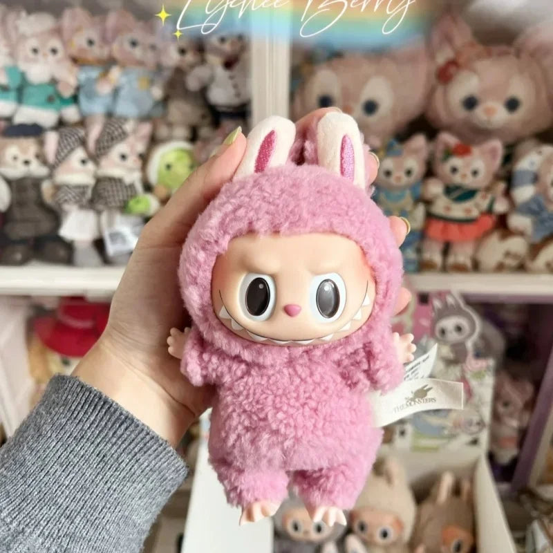 Labubu-Inspired Collectible Plush Keychain Toy