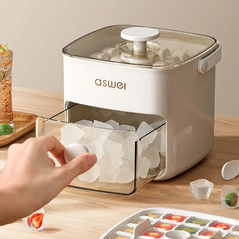 48 Grids Ice Cube Mold Easy Release Ice Maker