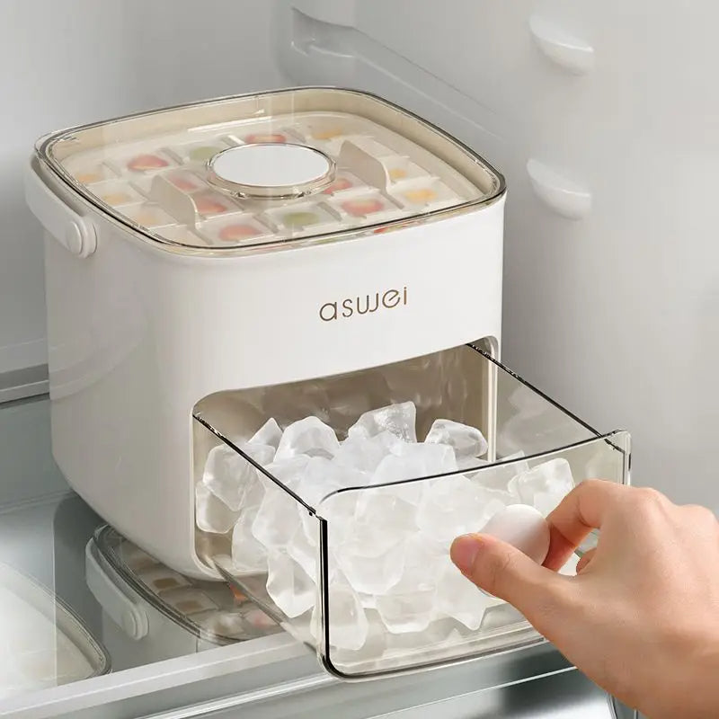 48 Grids Ice Cube Mold Easy Release Ice Maker