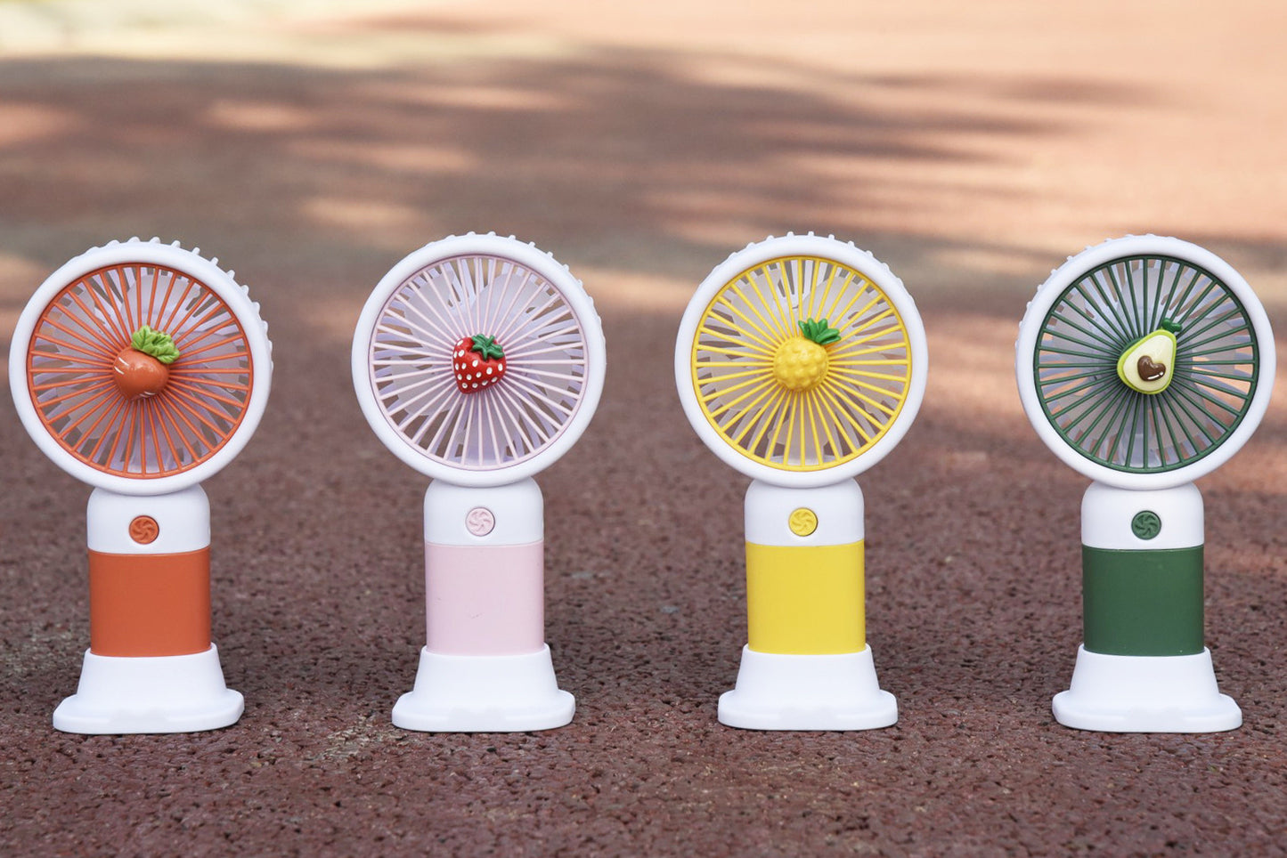 Mini Fruit Handheld Fan – Portable & Rechargeable