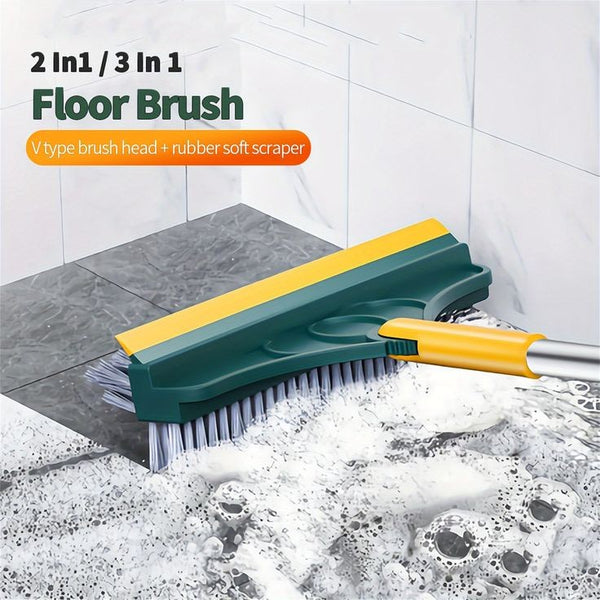 3in1 Floor Cleaner Wiper Brush