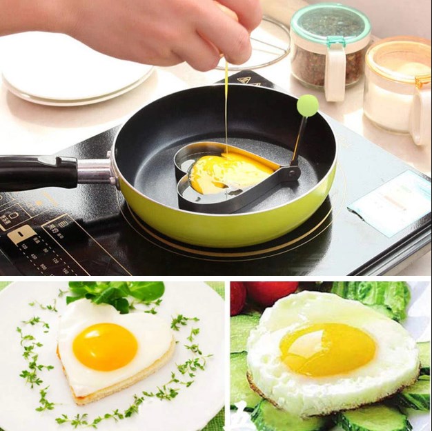 Egg Molds Stainless Steel 4 Pcs Set For Kitchen