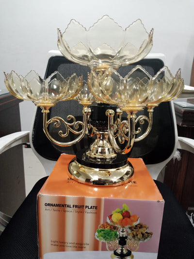 Rotating Acrylic Dry Fruit Rack