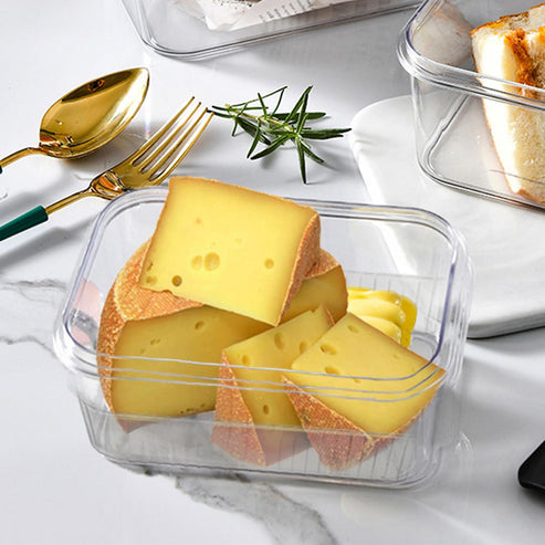 Refrigerator Food Storage Container With Time Recorder
