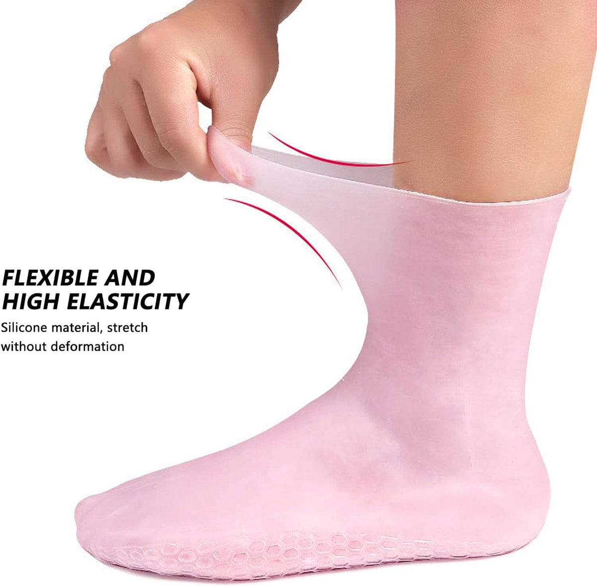 Buy 1 Get 1 Free Silicone Moisturizing Socks