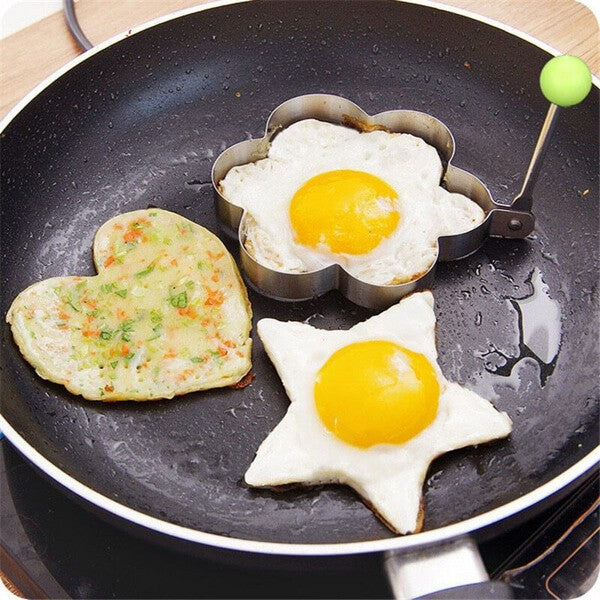 Egg Molds Stainless Steel 4 Pcs Set For Kitchen