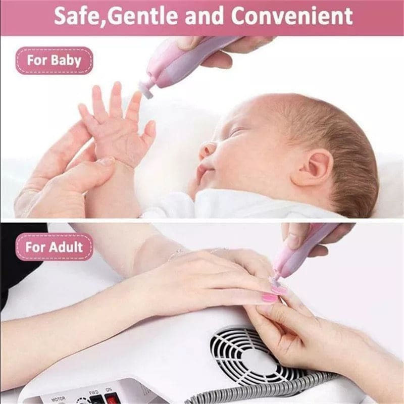 6 in 1 Electric Baby Nail Trimmer & Clipper Set