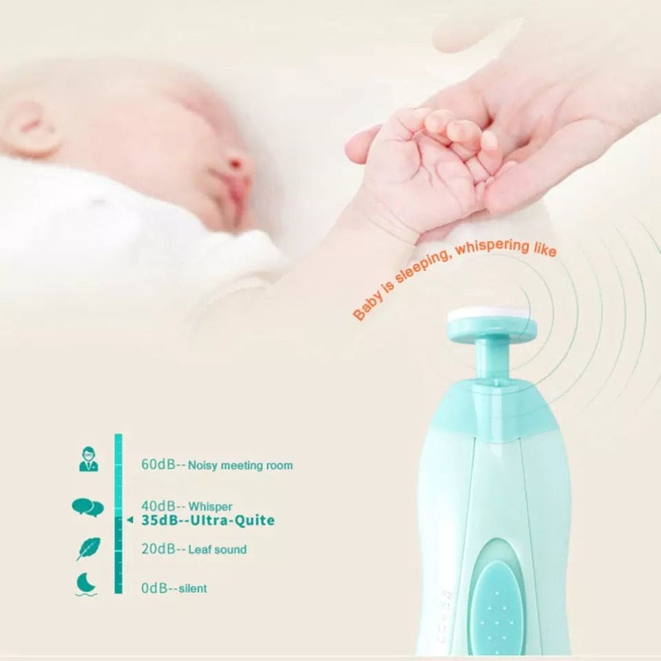 6 in 1 Electric Baby Nail Trimmer & Clipper Set