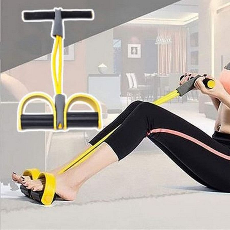 Tummy Trimmer Abdomen Exerciser Leg Exerciser Elastic Sit Up Pull Rope