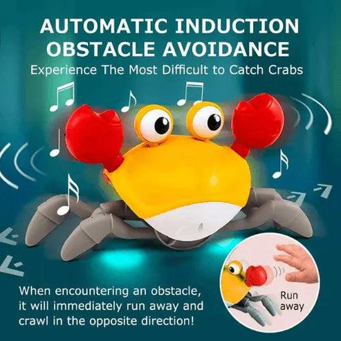 Rechargeable Crawling Crab with Infrared Sensors