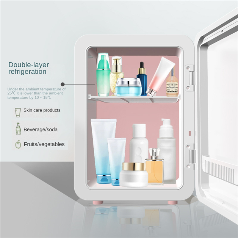 Mini Makeup Fridge – AC/DC Cooler & Warmer