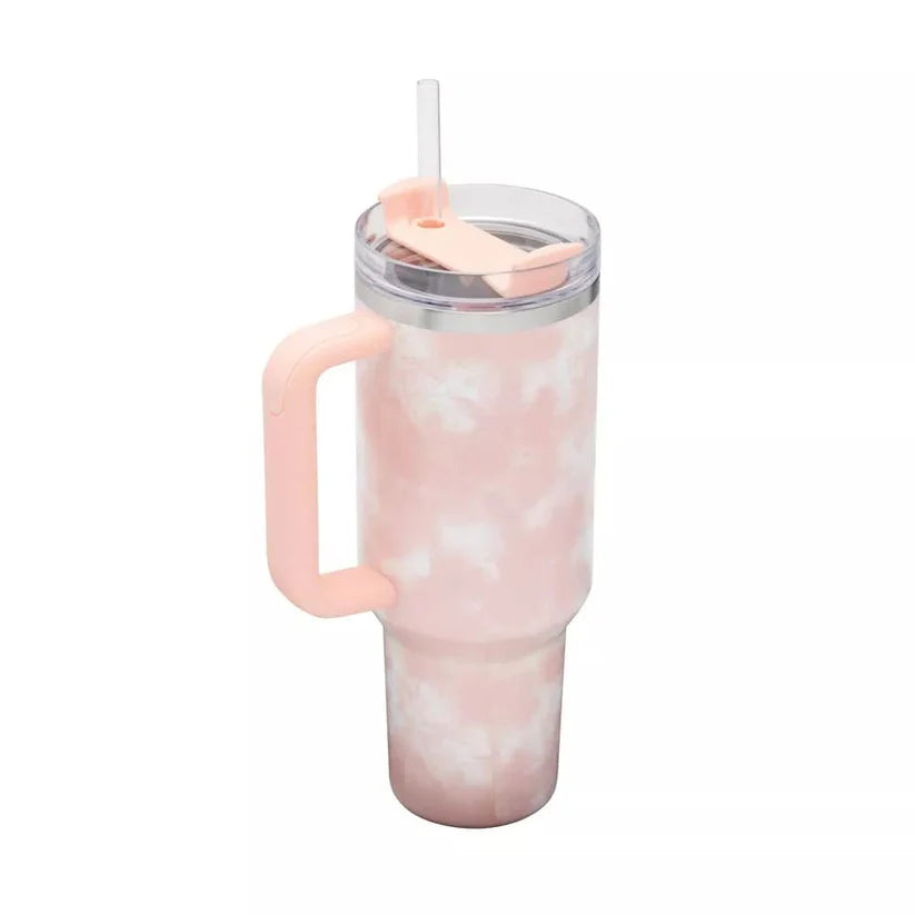 Stanley Peach Die Tye Quencher H2.0 Flow State™ Tumbler | 40 OZ