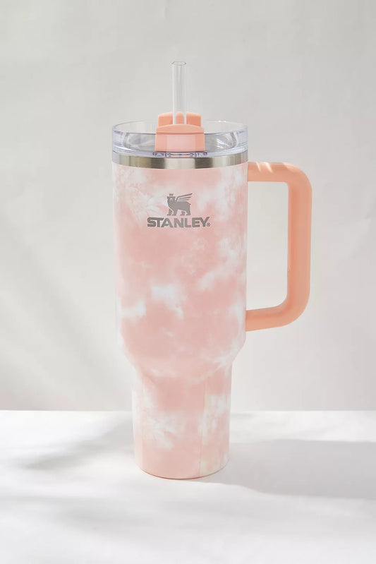 Stanley Peach Die Tye Quencher H2.0 Flow State™ Tumbler | 40 OZ