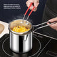 Stianless Steel Deep Fryer with Stainer & Detachable Handle