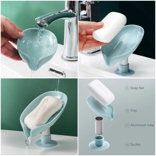 Self Draining Soap Dish Holder (1 Pcs)
