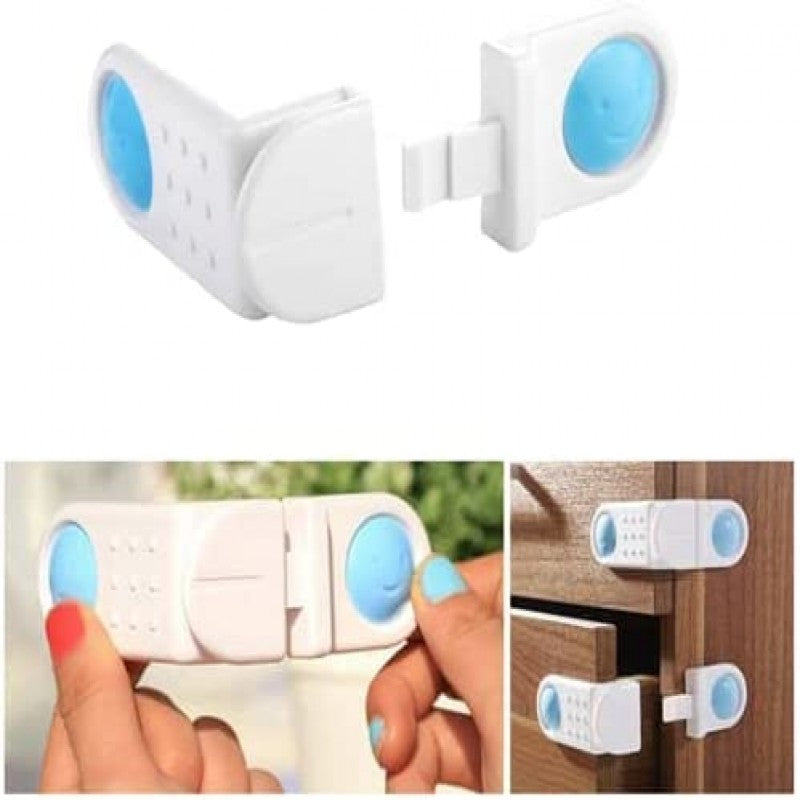 (Pack Of 2) Child Safety Door L Shaped Lock