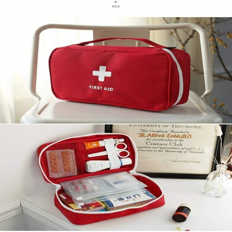 First Aid Kit Bag, Mini Empty Medical Storage Bag Portable Pouch