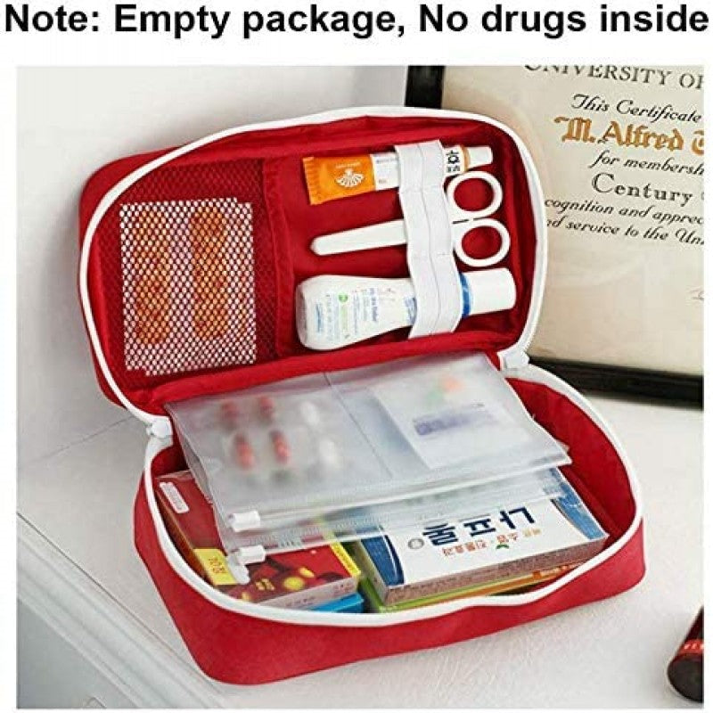 First Aid Kit Bag, Mini Empty Medical Storage Bag Portable Pouch
