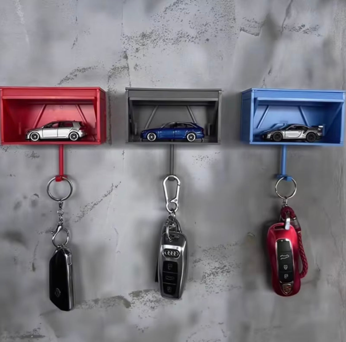 Premium Car Key Holder With Model Car Toy
