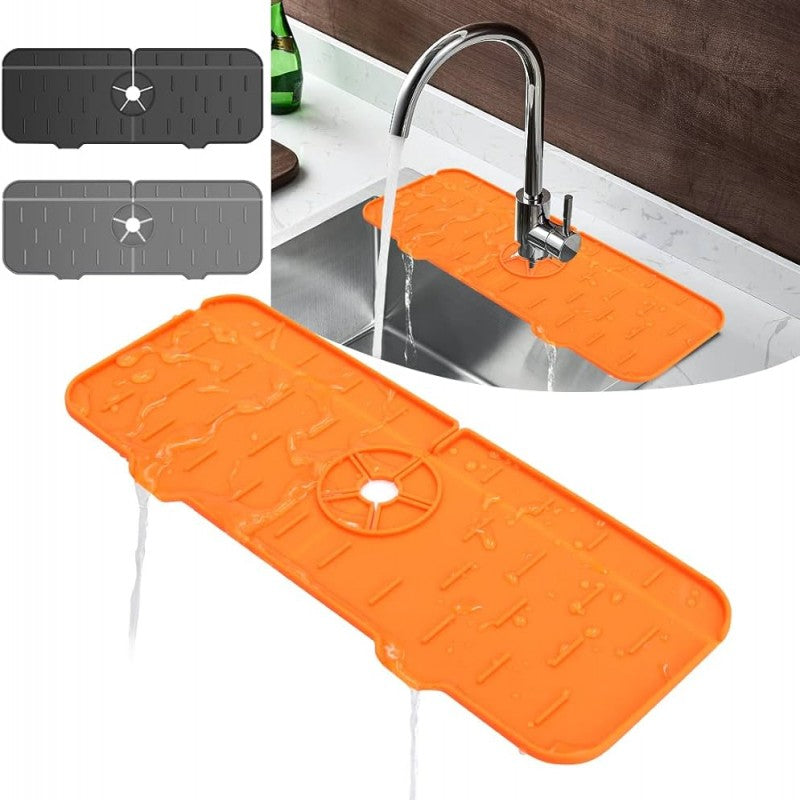 Silicone Faucet Mat for Kitchen Bathroom