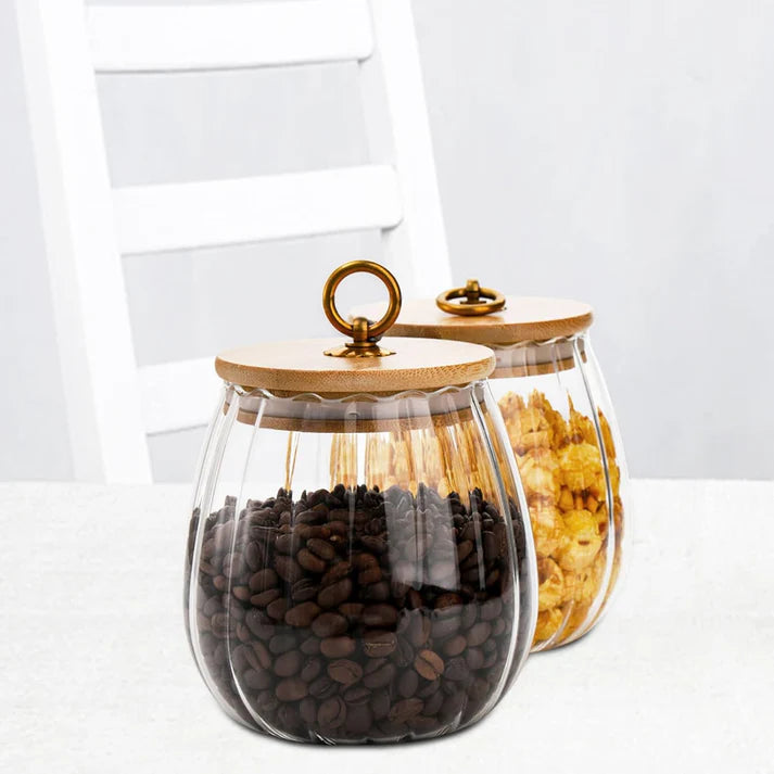 Round Airtight Glass Jar