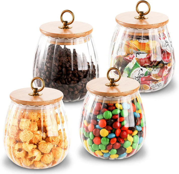 Round Airtight Glass Jar