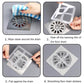 (Pack Of 10) Disposable Floor Drain Sticker