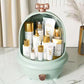 Stylish 360° Rotate Makeup Organizer Large Cosmetic Storage Box for Vanity All-In-One Dust and Water-Proof Organizer