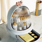 Stylish 360° Rotate Makeup Organizer Large Cosmetic Storage Box for Vanity All-In-One Dust and Water-Proof Organizer