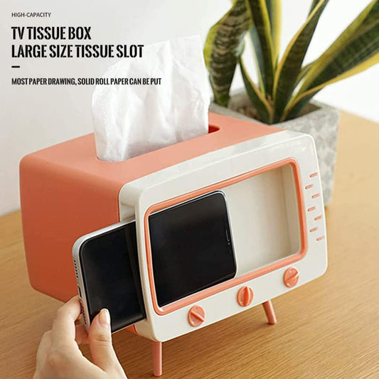 TV Tissue Box Holder