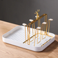 Luxury Gold Cup Holder Tree for Mugs and Glasses