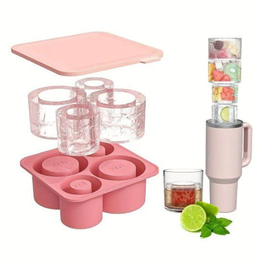 Tumbler Ice Cube Tray with Lid