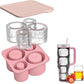 Tumbler Ice Cube Tray with Lid