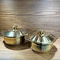 Golden Hotpot Style Serving Pot with Lid