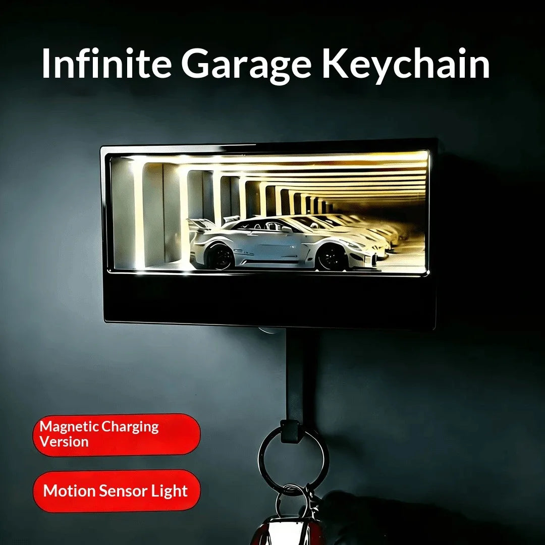 3D Infinity LED Car Key Holder