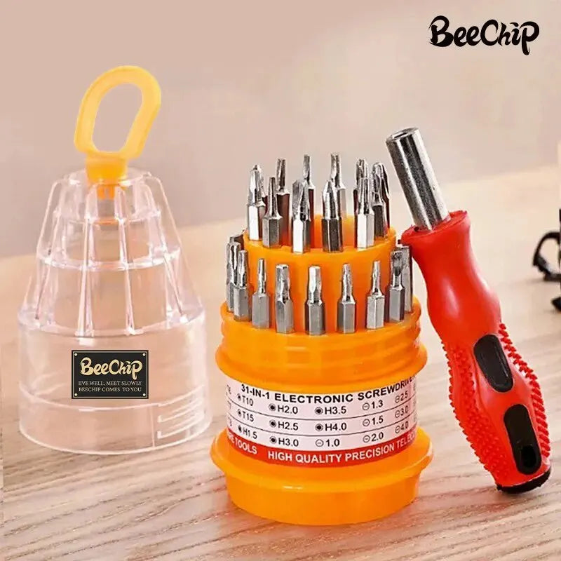 31PC Pagoda Type Universal Screwdriver Multitool Set