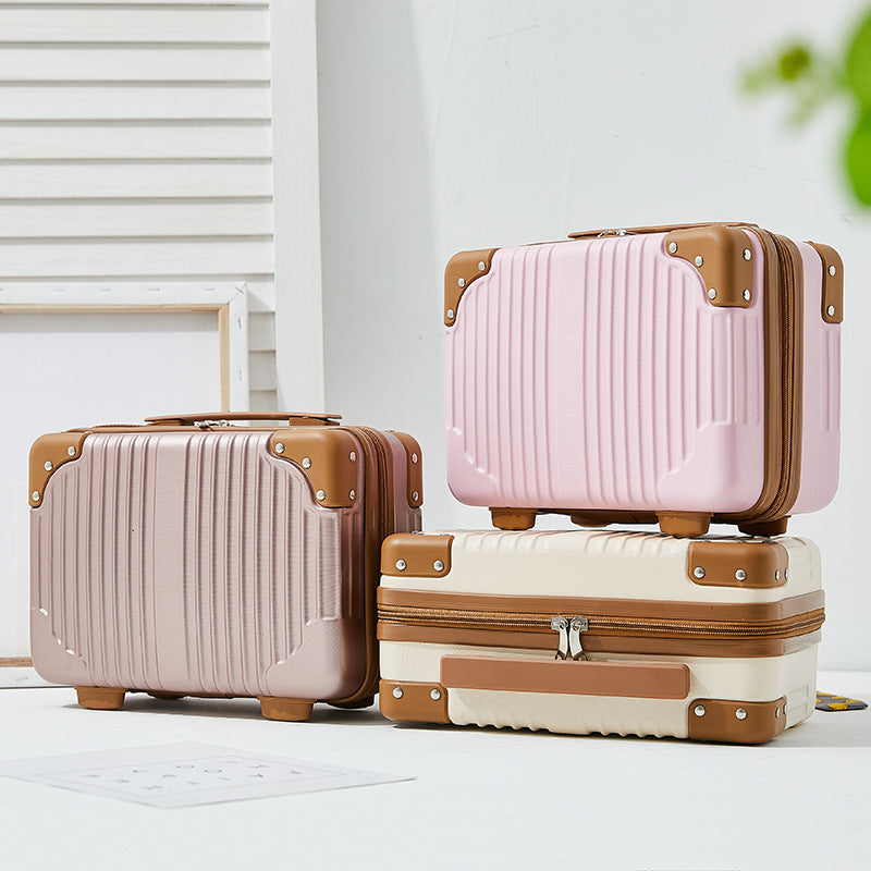Double Caster Trolley Makeup Suitcase
