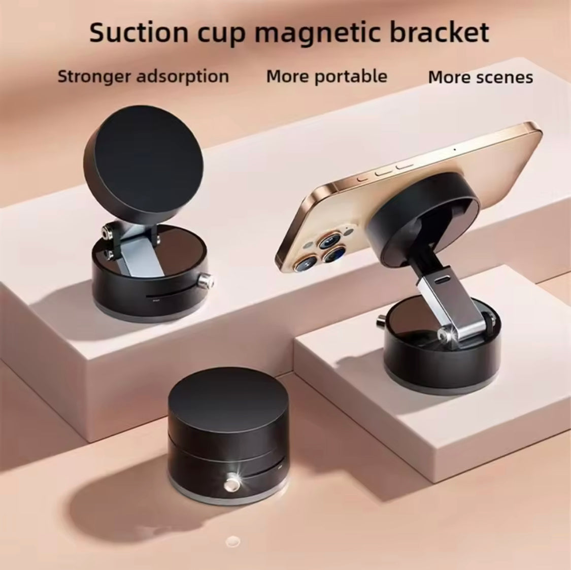 Universal Vacuum Magnetic Car Phone Holder