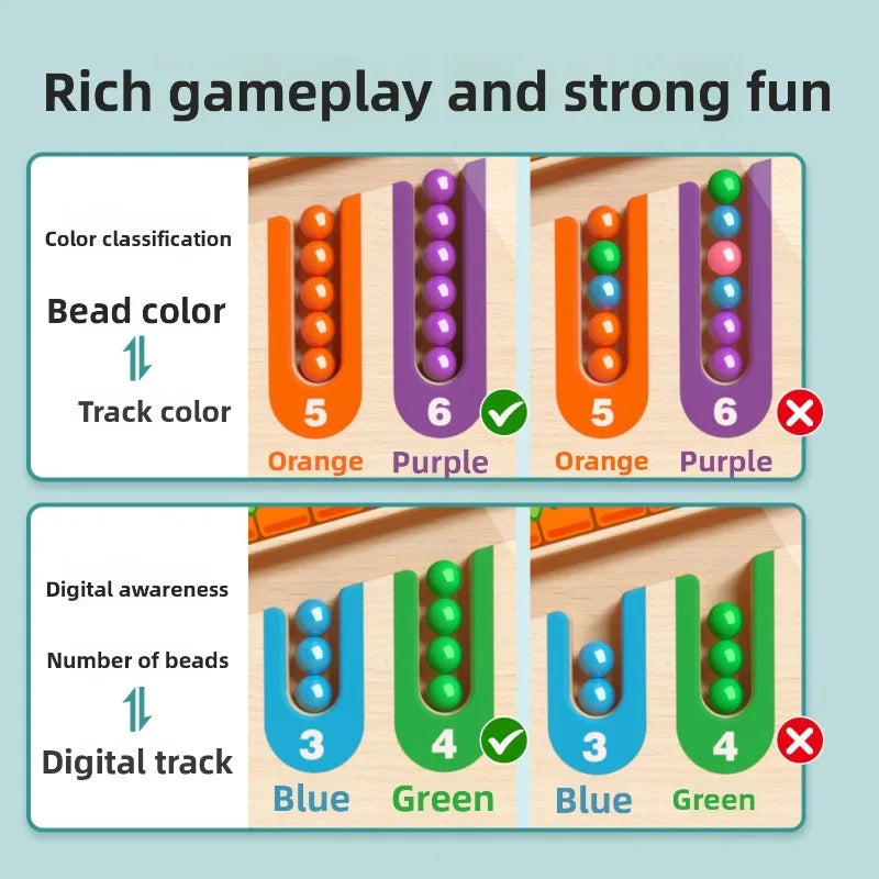 Magnetic Maze Beads Board For Kids