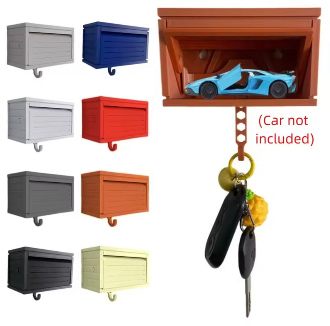 Premium Car Key Holder With Model Car Toy