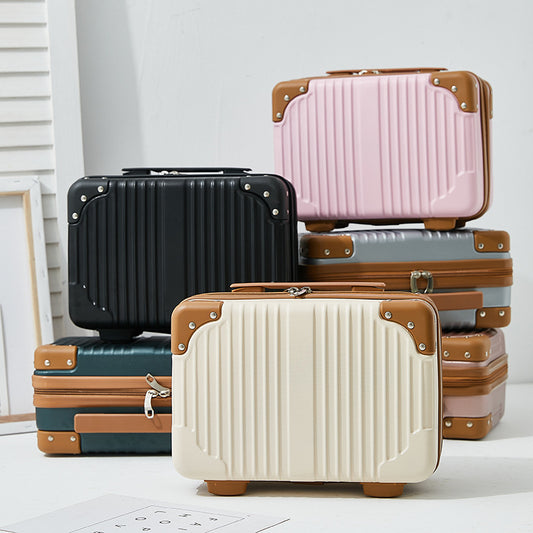 Double Caster Trolley Makeup Suitcase