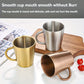 Double Wall Golden Coffee Mug