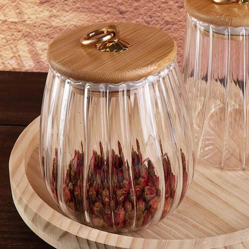 Round Airtight Glass Jar