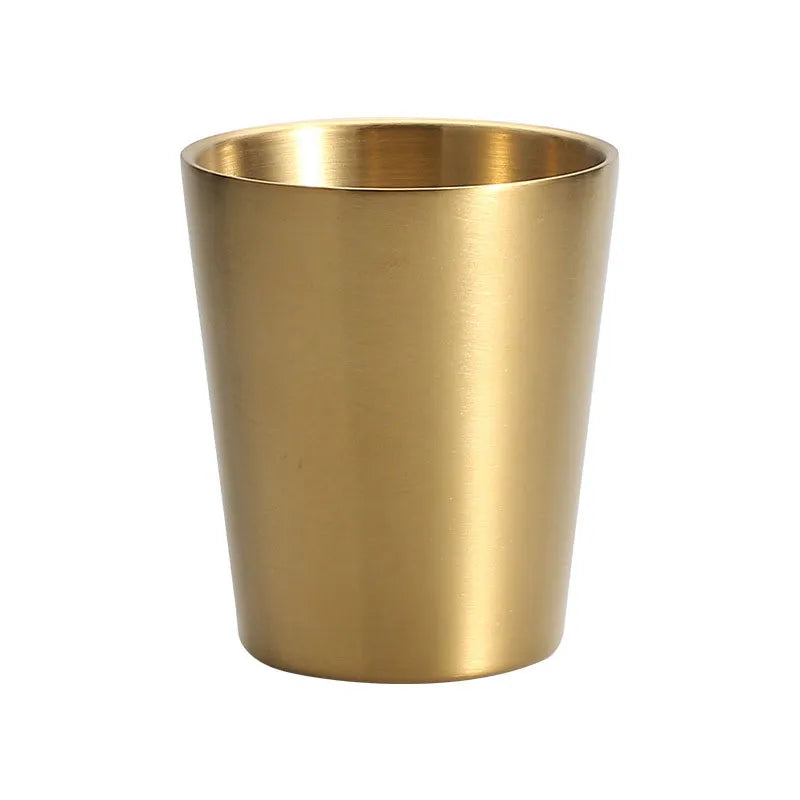 Golden Double Plain Glass