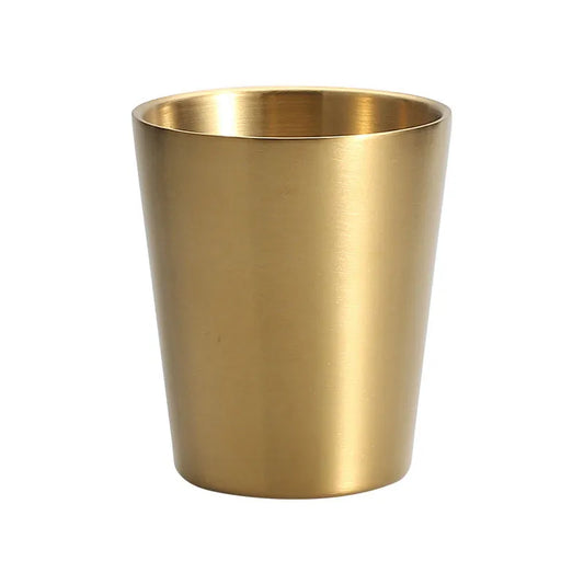 Golden Double Plain Glass