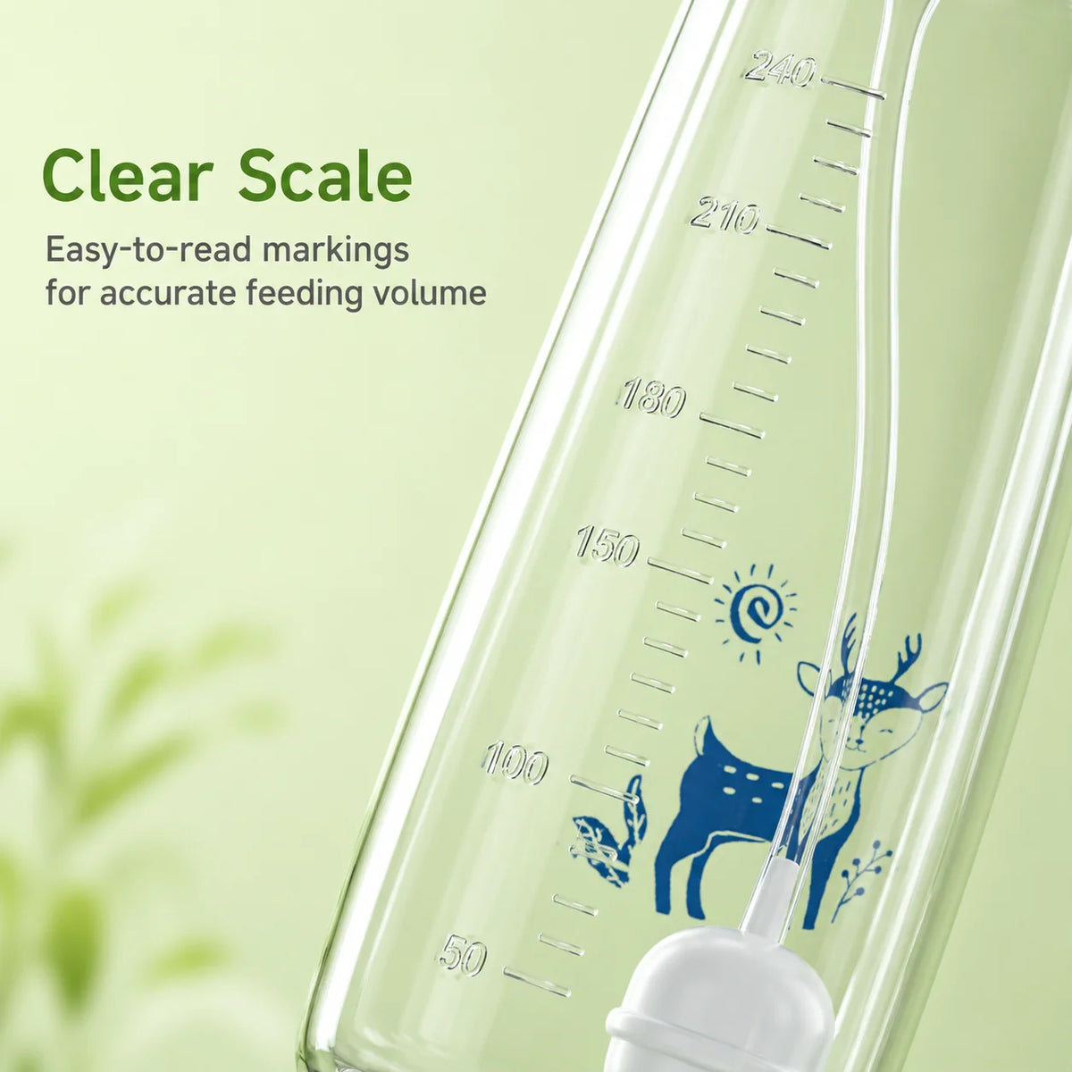 HANDS-FREE FEEDING BOTTLE + FREE STRAW BRUSH