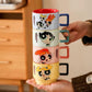 Powerpuff Girls Ceramic Mug Set - 4 PCS